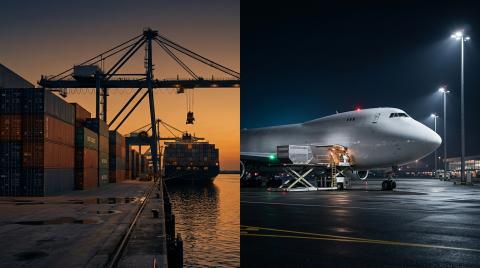 Sea Freight vs. Air Freight International Moving